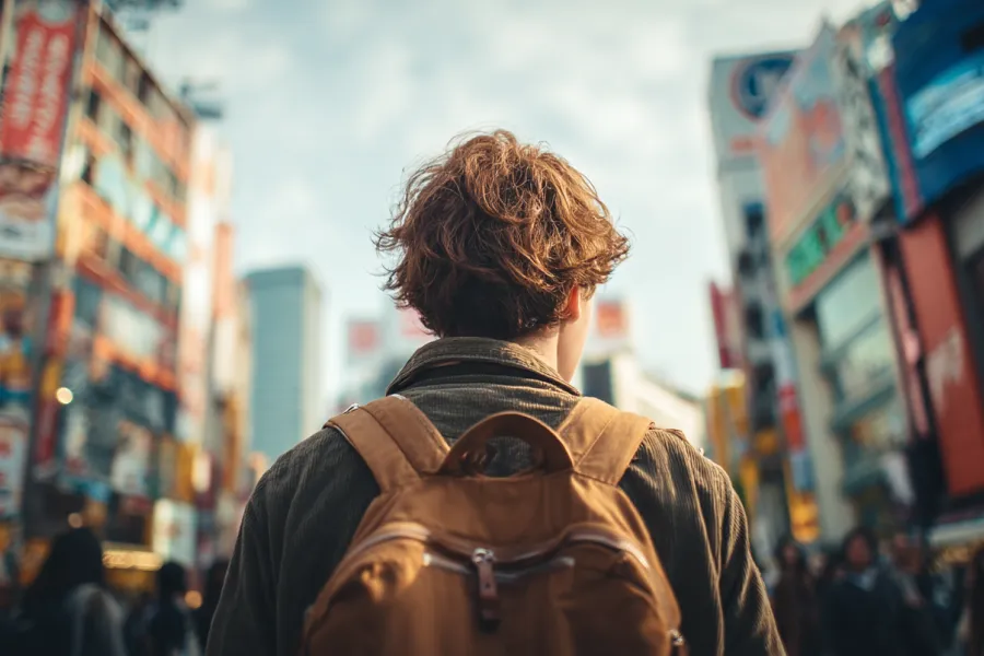 Durable Leather Travel Backpack