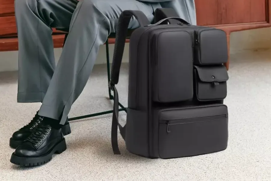 Waterproof PU Leather Backpack