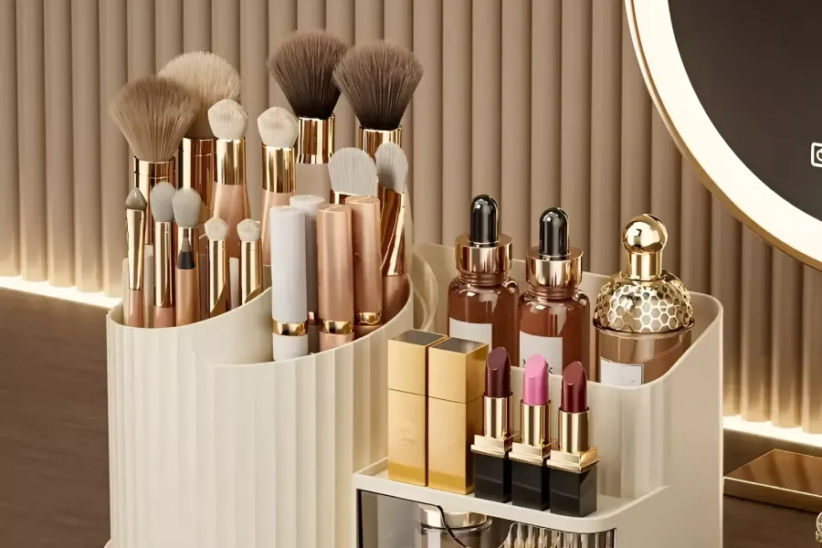 Rotating Vanity Organizer